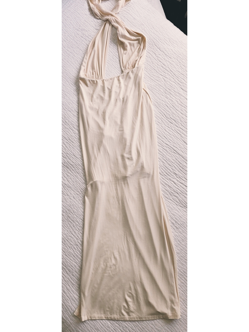 Halter Ruched Side Maxi Dress - Picture 6 of 6